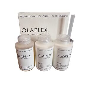 NEW Olaplex Traveling Stylist Kit No 1 Bond Multiplier No 2 Bond Perfector 3.3oz